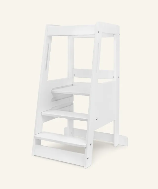ehrenkind-lernturm-buche-wei-b-ware-kinderlernturm-f-r-mehr-selbstst-ndigkeit image 1
