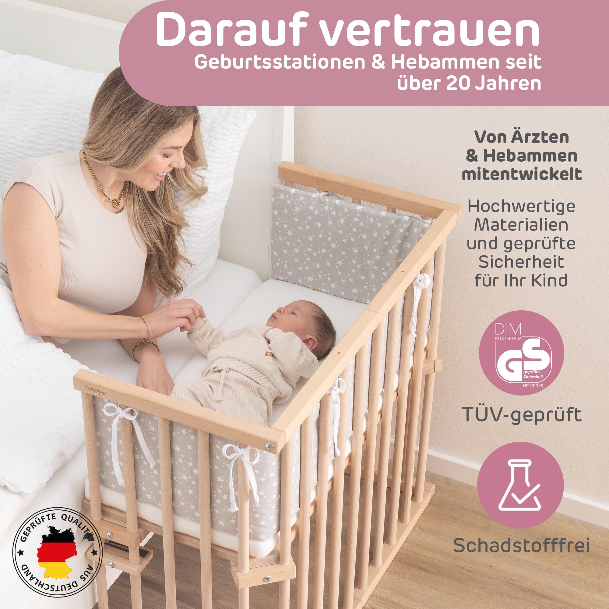 babybay-midi-beistellbett-natur-unbehandelt-mit-matratze-gitter-und-rollen image 5