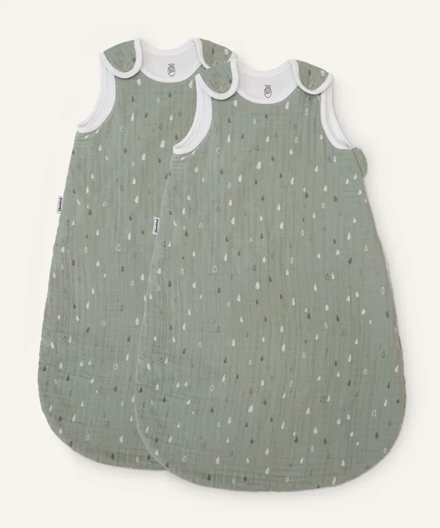 ehrenkind-2er-pack-babyschlafsack-sommer-1-0-tog-musselin-atmungsaktiver-sommers image 1
