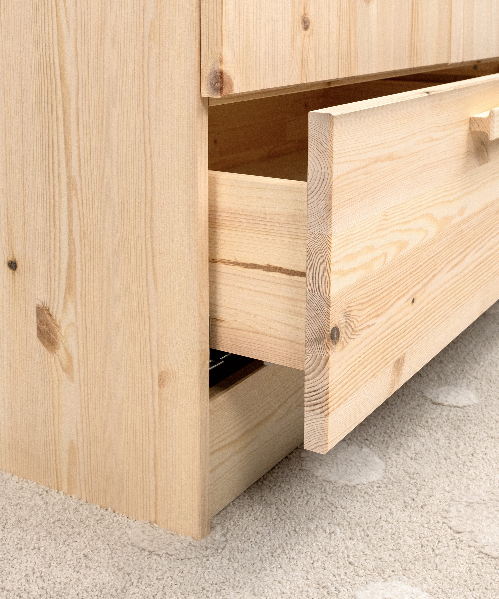 ehrenkind-kleiderschrank-linia-mit-schublade-kiefer-natur-100-cm image 8