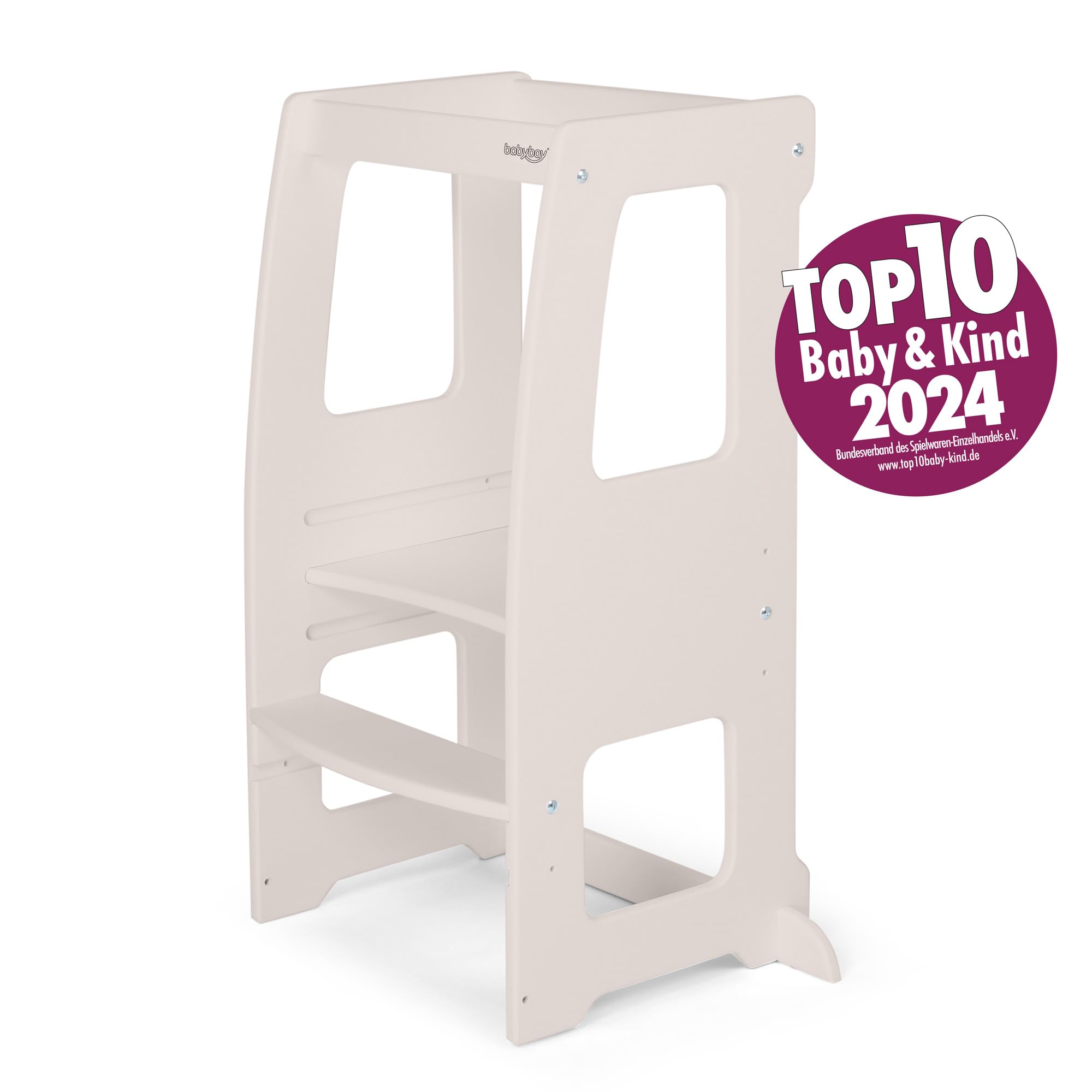 babybay-lernturm-littlefoot-aus-massivem-buchenholz-h-henverstellbar-kippsicher- image 2