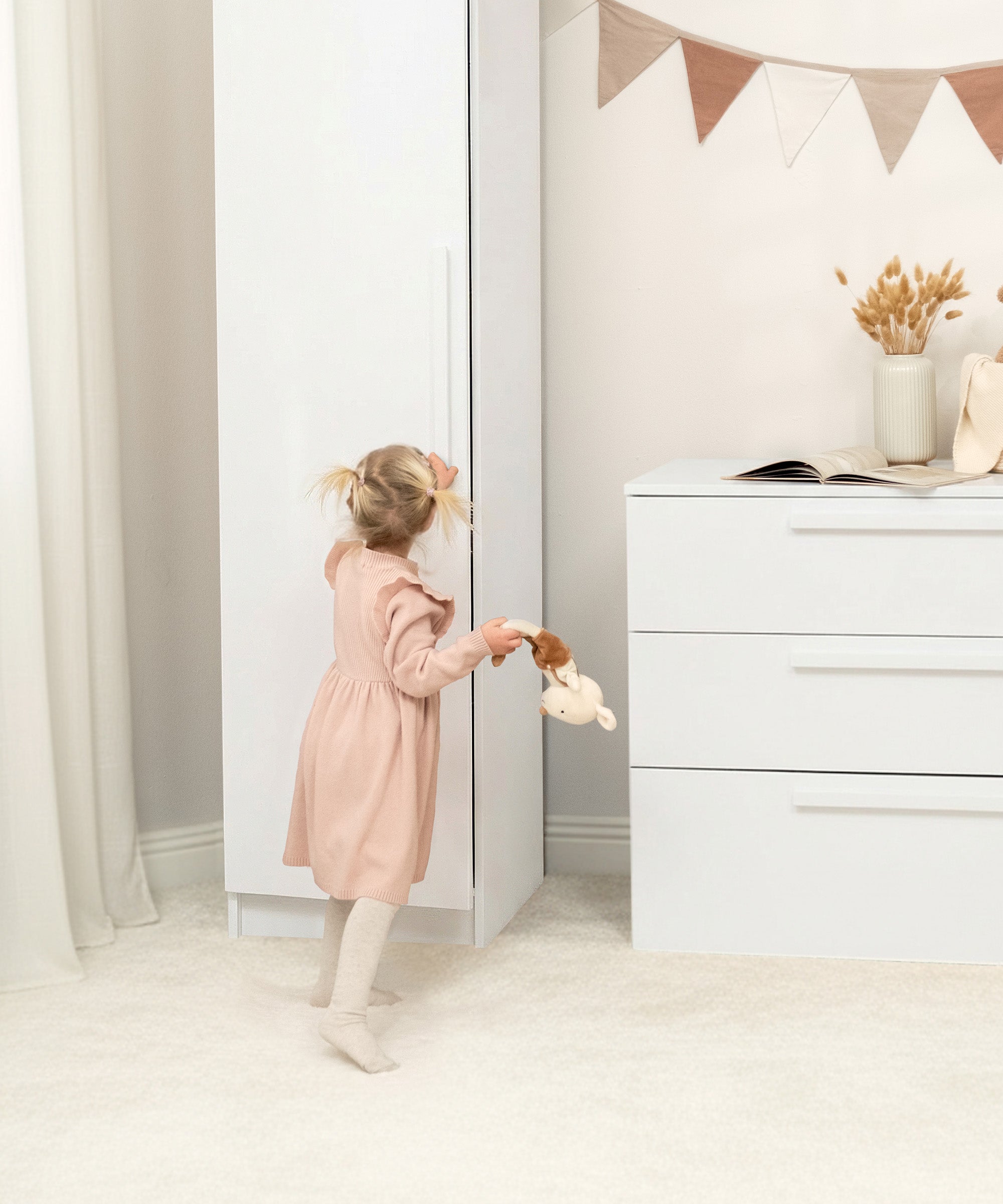 ehrenkind-linia-kleiderschrank-50-cm-aus-massivem-kieferholz-wei image 8