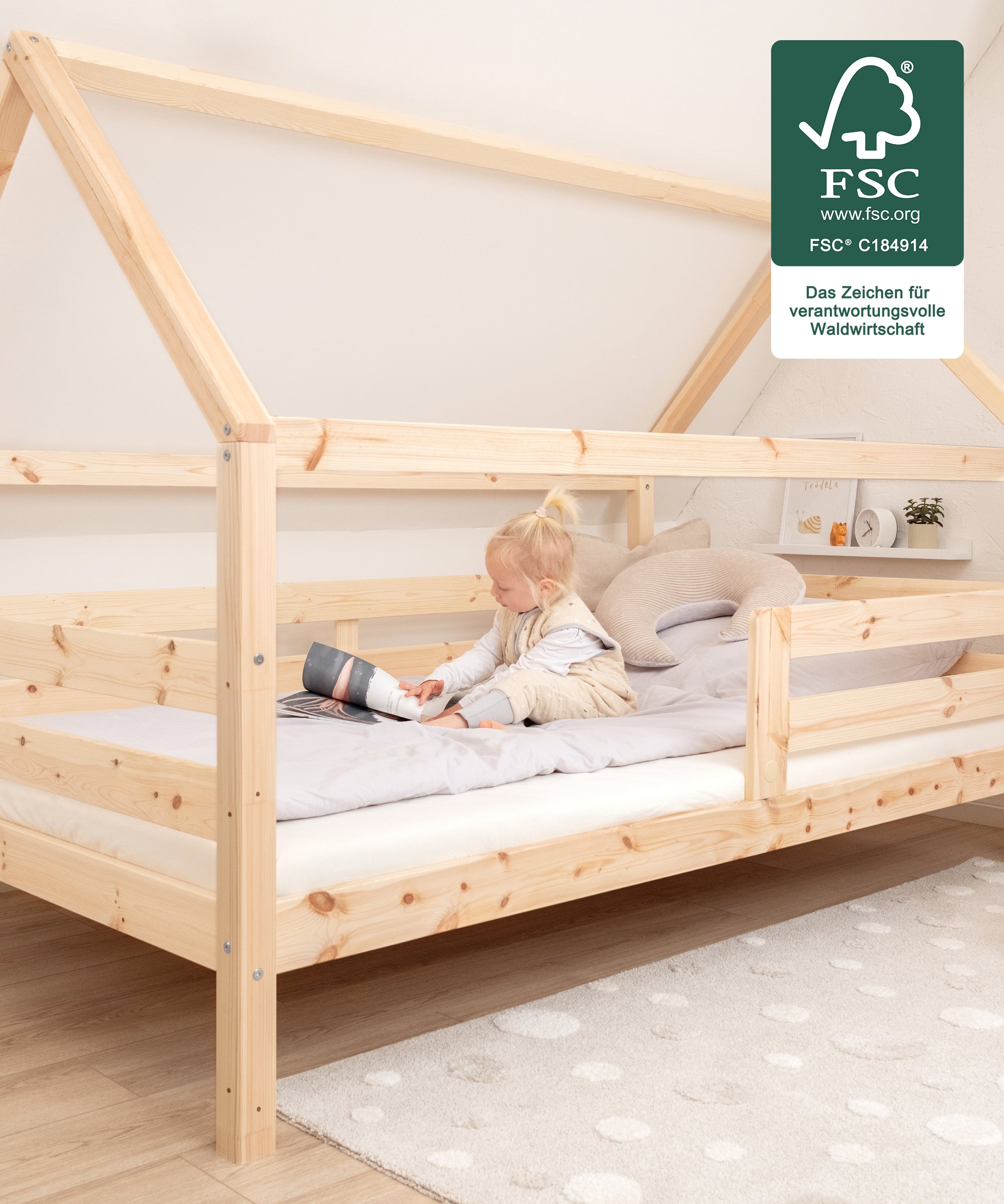 ehrenkind-hausbett-sona-kiefer-natur-h-henverstellbares-2-in-1-kinderbett-mit-ra image 4