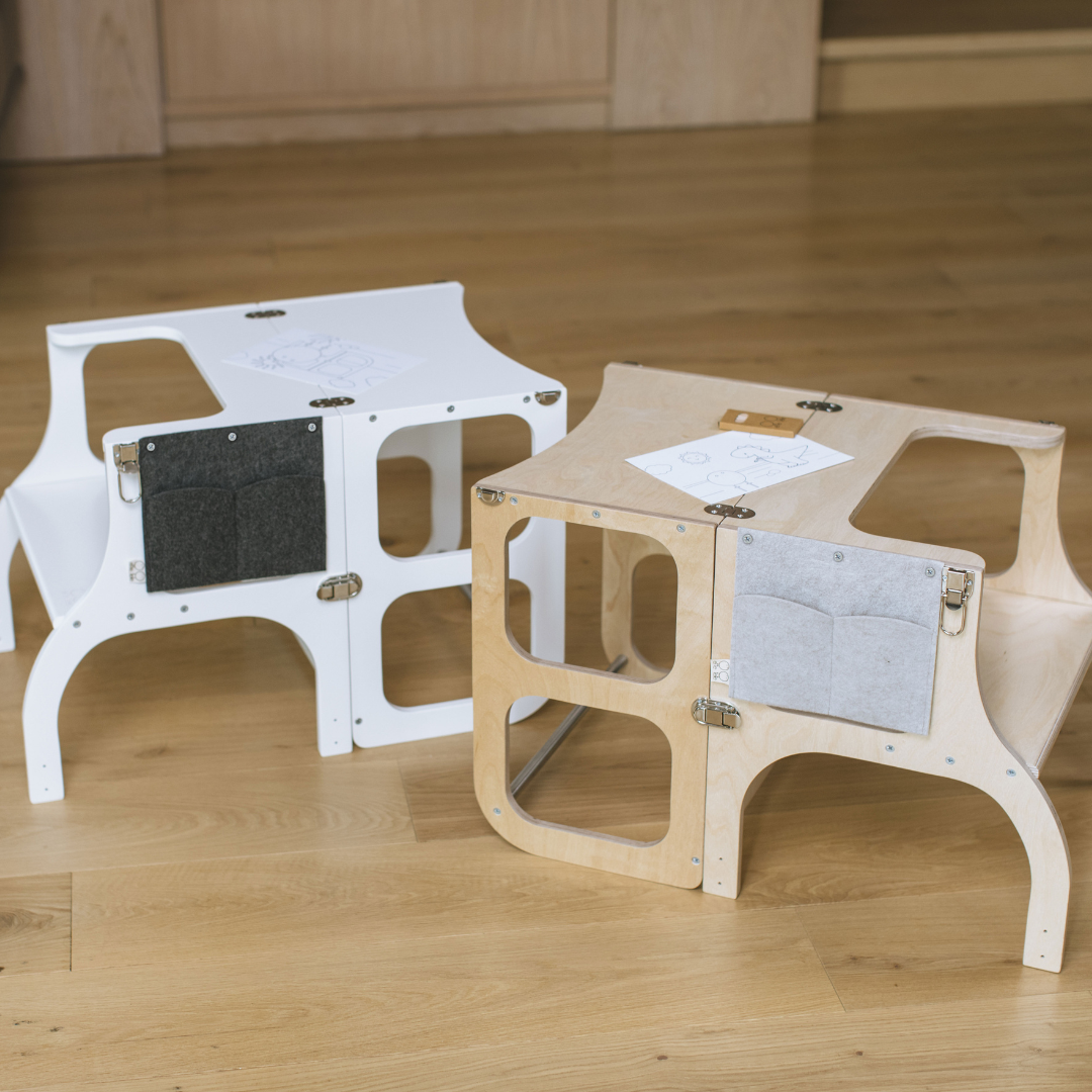 ette-tete-step-n-sit-wandelbarer-montessori-lernturm-und-tisch-2-in-1-aus-holz image 8