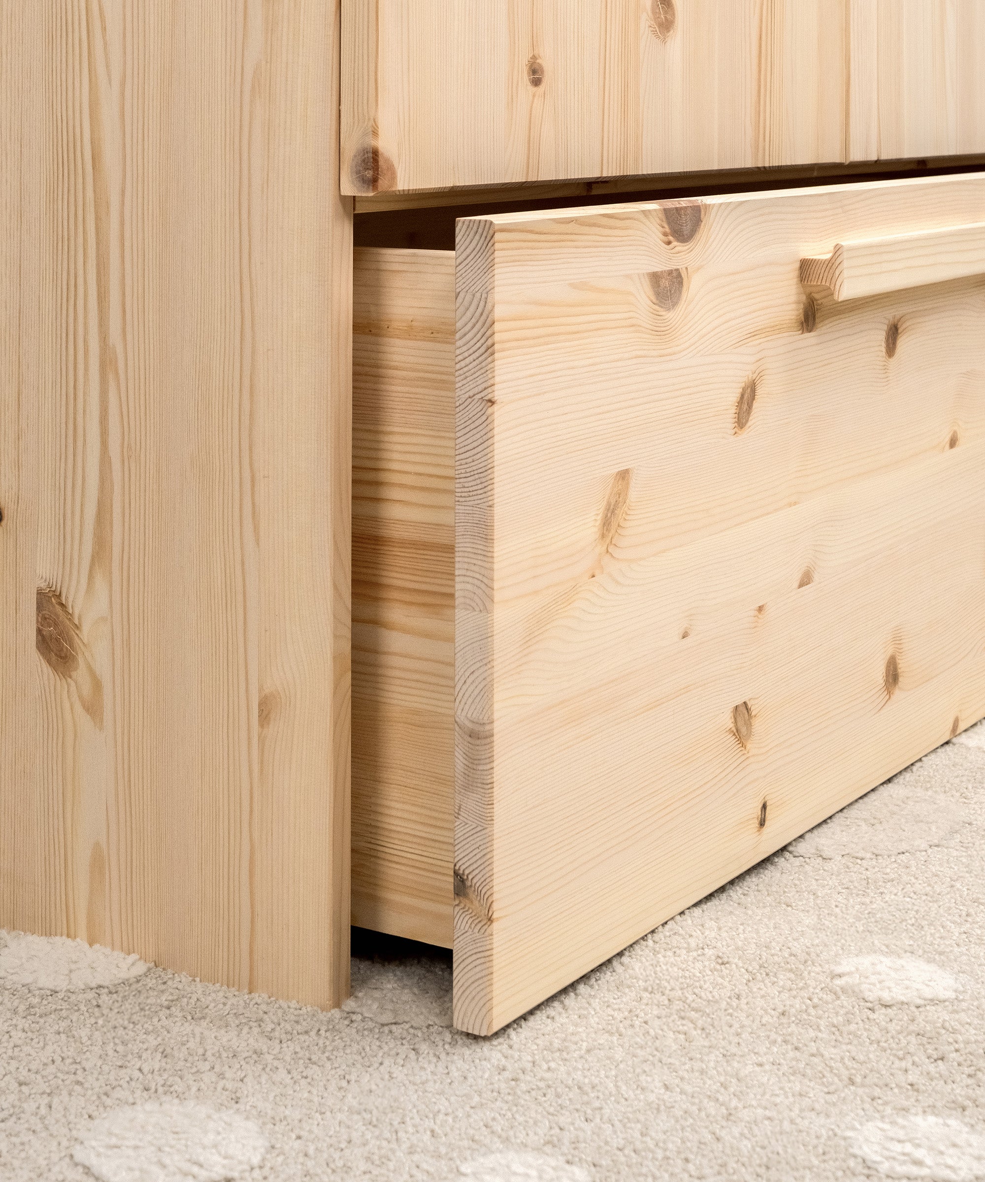 ehrenkind-kleiderschrank-linia-mit-rollschublade-fsc-kiefer-natur-100-cm-2-t-rig image 8