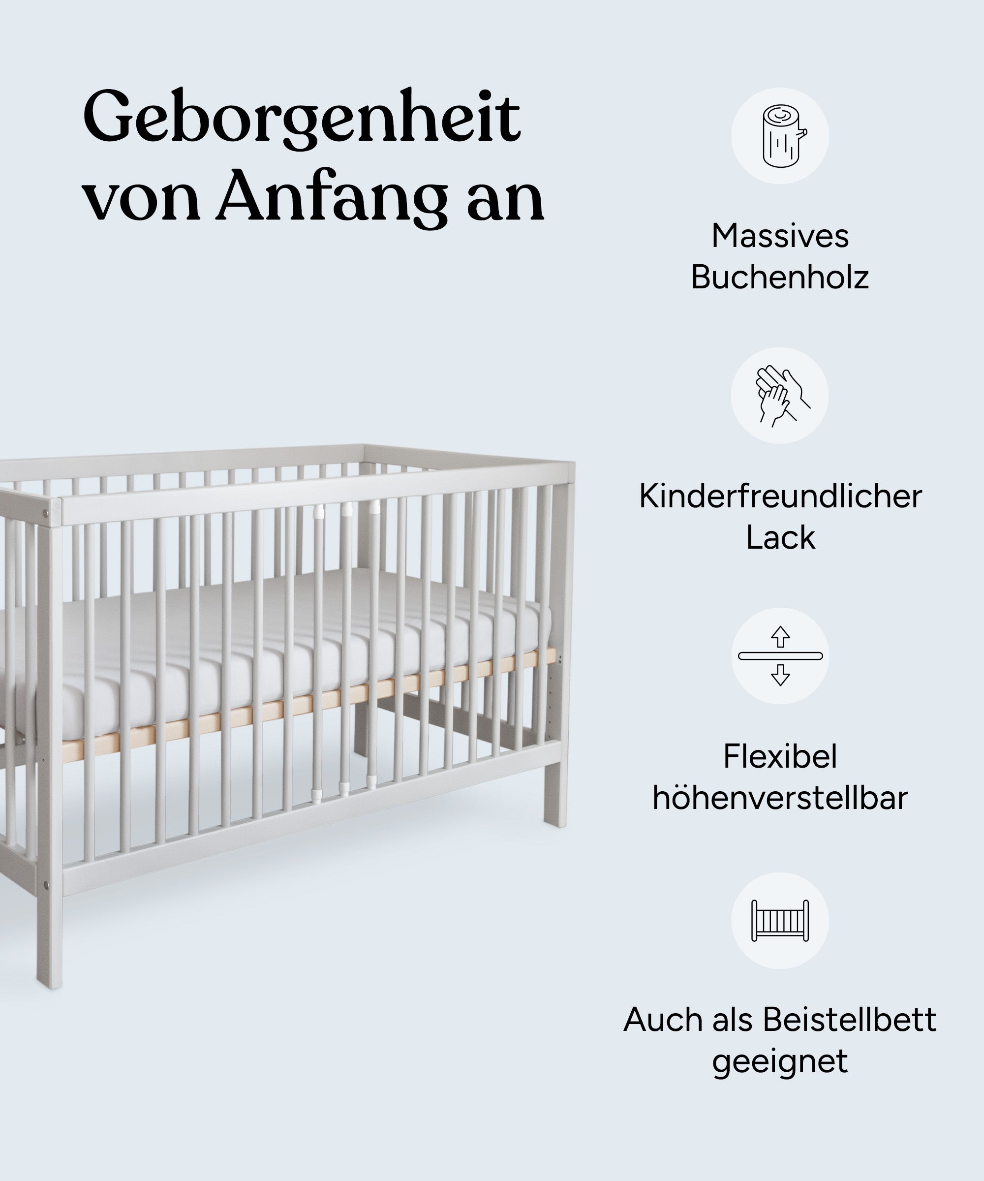 ehrenkind-babybett-pur-hellgrau-aus-massiver-buche image 3