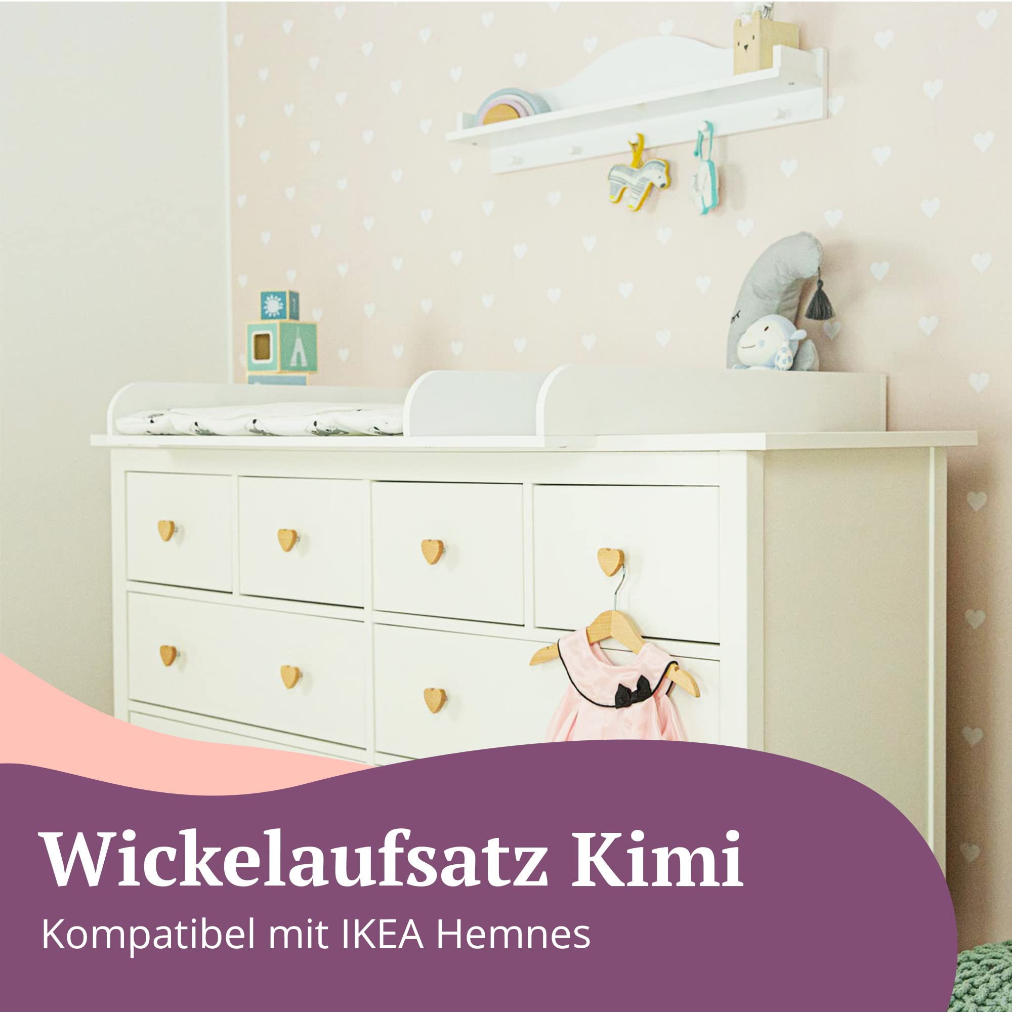 puckdaddy-kimi-xxl-wickelaufsatz-kompatibel-mit-ikea-hemnes-kommoden-u-108x80x10 image 2