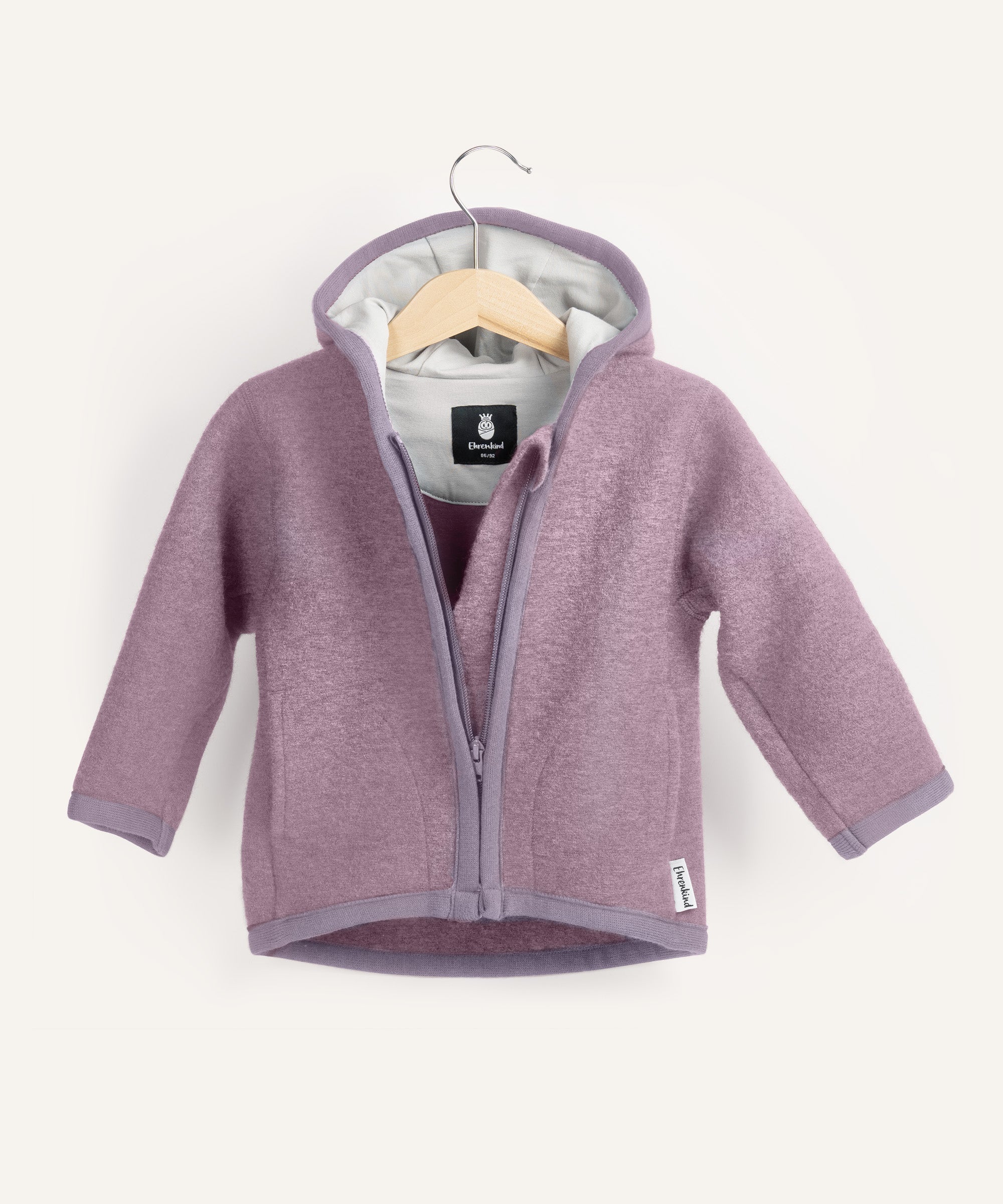 ehrenkind-walkjacke-aus-reiner-merino-schurwolle-mit-gef-tterter-kapuze-atmungsa image 1