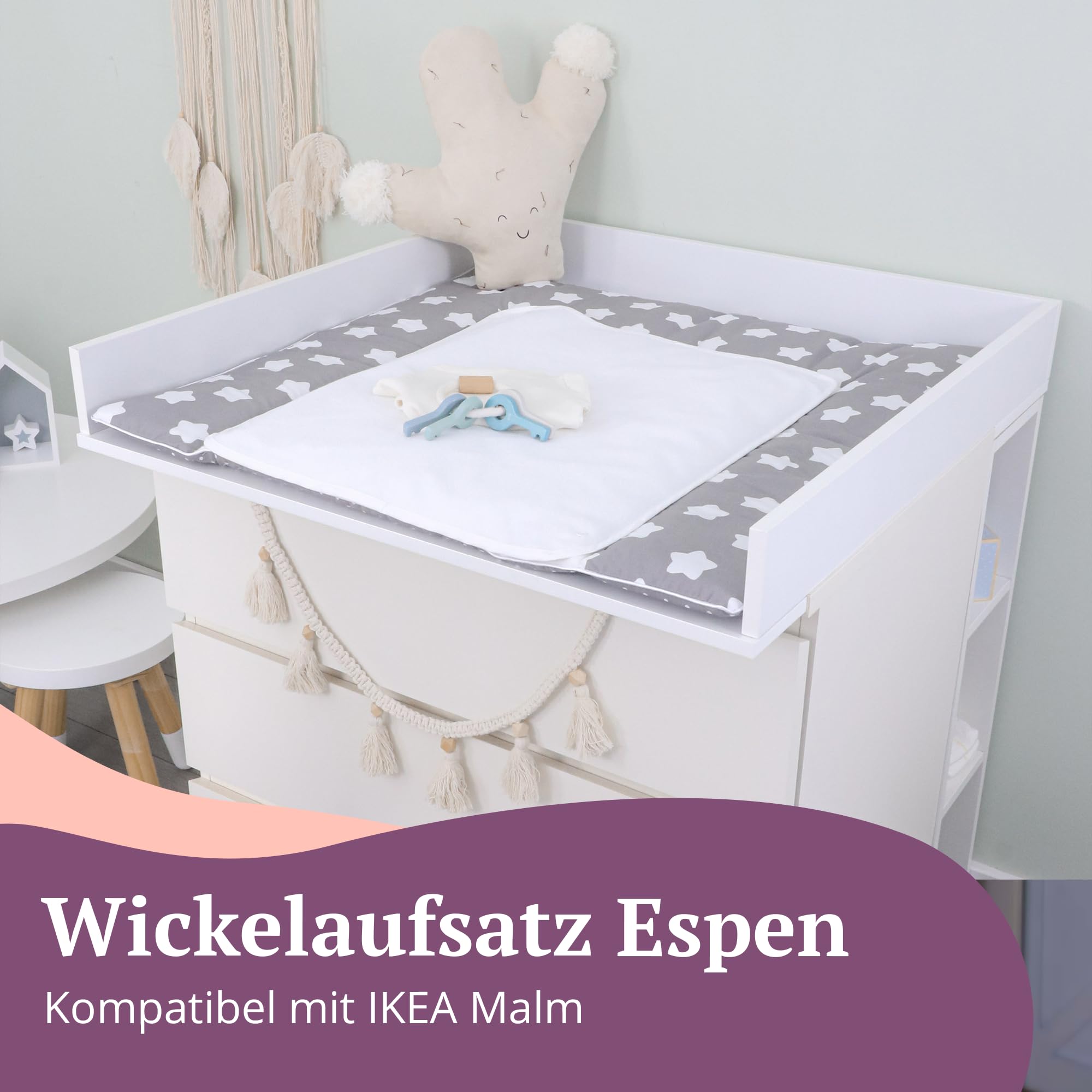 puckdaddy-wickelaufsatz-espen-f-r-malm-kommode-wei-kinderzimmer image 2