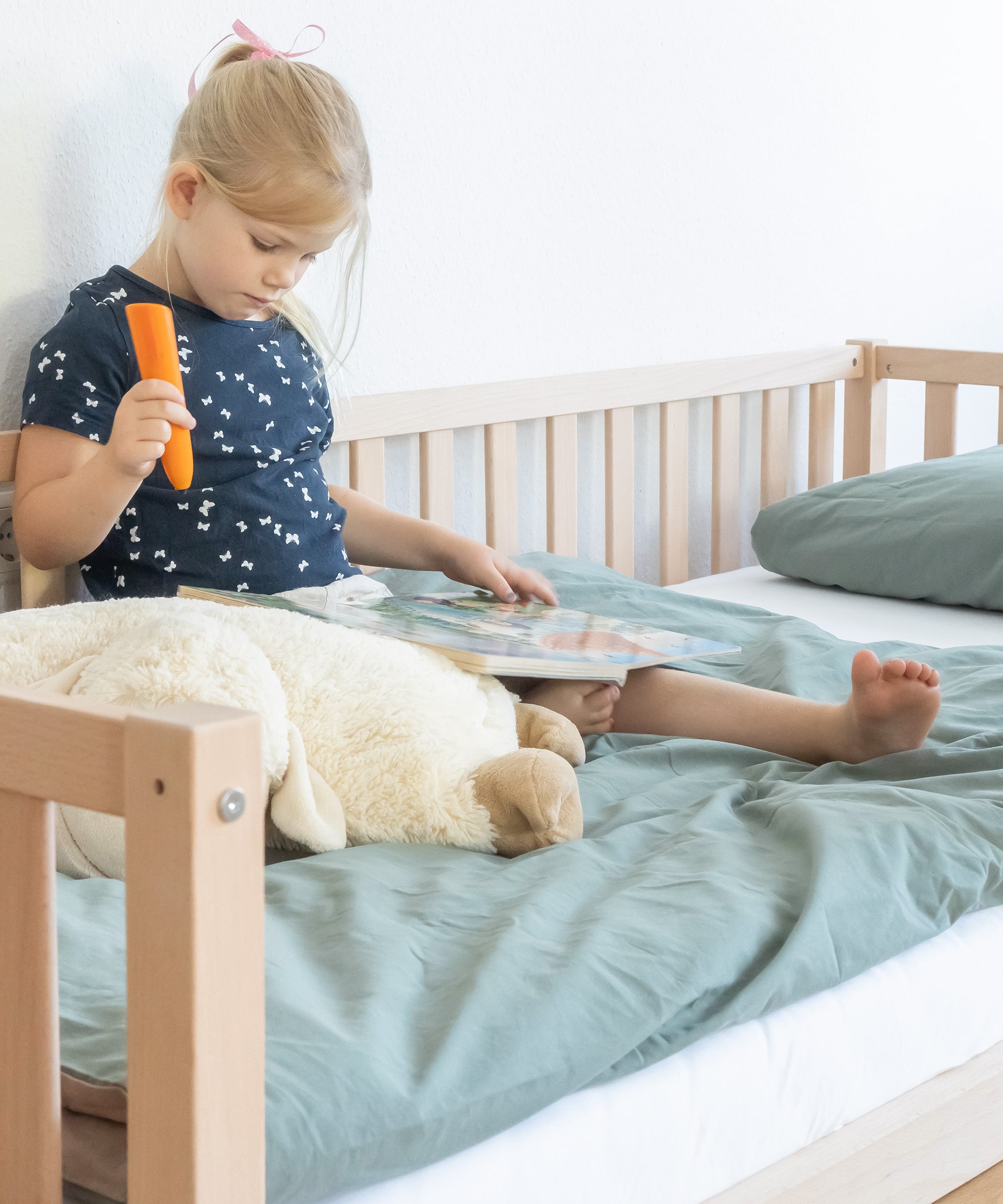 ehrenkind-bodenbett-livo-b-ware-aus-buche-2-in-1-kinderbett-mit-boden-und-standa image 3